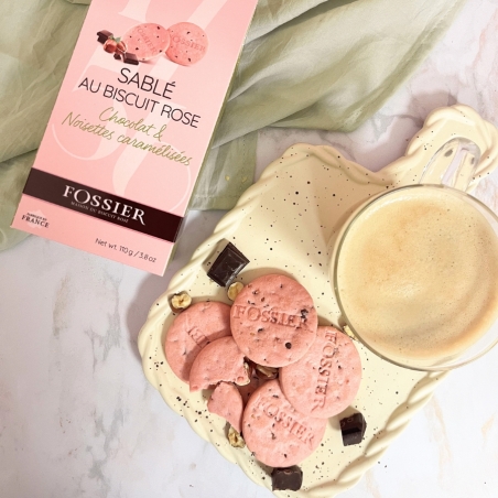 Sablé Biscuit Rose chocolat noisette 110g