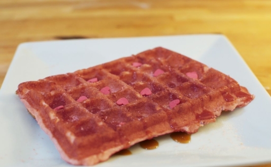 Gaufres aux Biscuits Roses de Reims